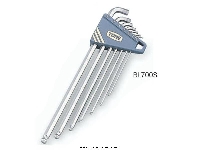 SHORT NECK LONG BALL POINT HEX KEY WRENCH SET L-TYPE 7 UNITS