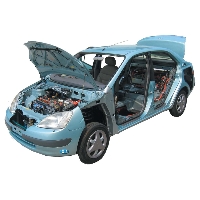 Mô hình tổng thành xe Hybrid - Toyota PRIUS